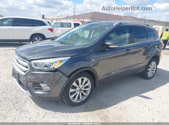 1FMCU9JD7HUE21253 2017 FORD ESCAPE Gray Przód lewy
