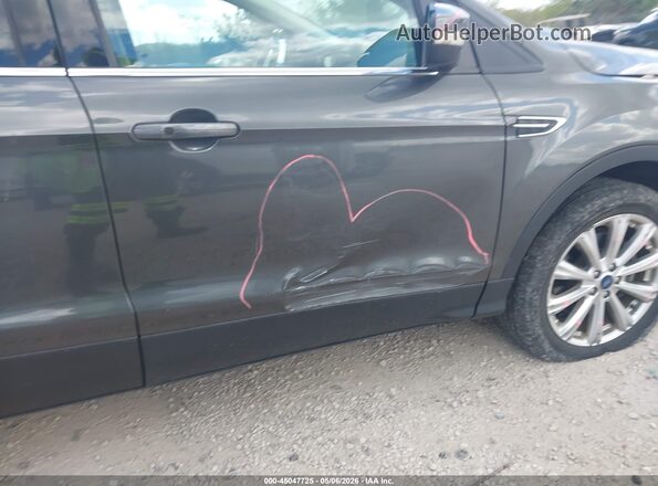1FMCU9JD7HUE21253 2017 FORD ESCAPE Gray Widok z przodu