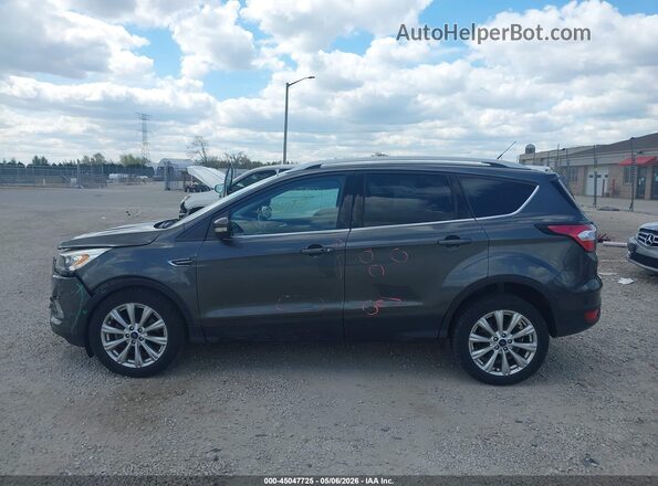 1FMCU9JD7HUE21253 2017 FORD ESCAPE Gray Widok wnętrza 360 stopni