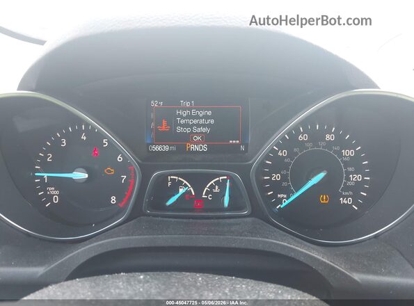 1FMCU9JD7HUE21253 2017 FORD ESCAPE Gray Widok tylnych siedzeń