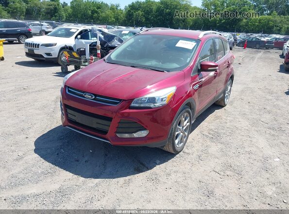 1FMCU9JX3GUB80493 2016 FORD ESCAPE Красный Передняя левая четверть