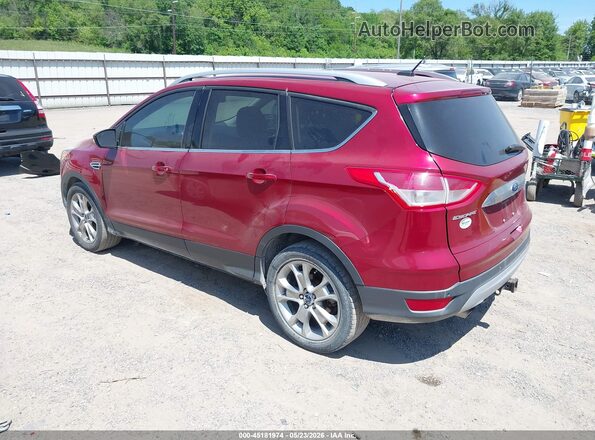 1FMCU9JX3GUB80493 2016 FORD ESCAPE Красный Задняя левая четверть