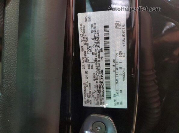 1FMCU9MN0RUA95284 2024 FORD ESCAPE Black 