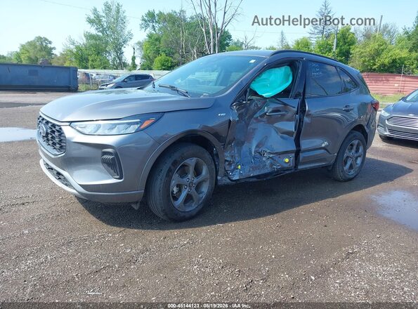 1FMCU9MN2RUA90636 2024 FORD ESCAPE Gray Передня ліва чверть
