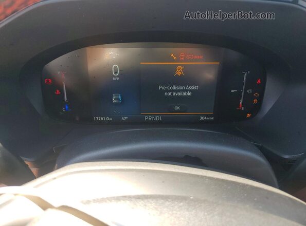 1FMCU9MN3SUA99559 2025 FORD ESCAPE Black Instrument cluster view