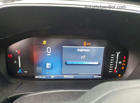 1FMCU9MN6RUA03076 2024 FORD ESCAPE Серый Вид щитка приборов