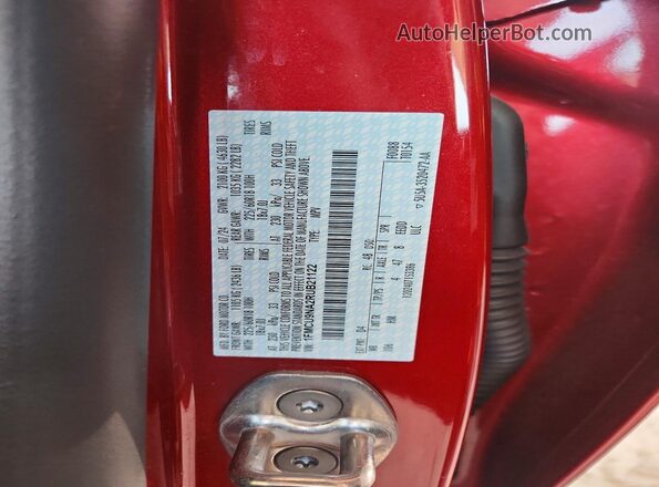 1FMCU9NA2RUB21122 2024 FORD ESCAPE Red 