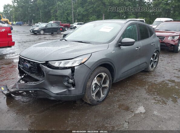 1FMCU9NA6SUB70510 2025 FORD ESCAPE Gray Առջևի ձախ երեք քառորդ տեսարան