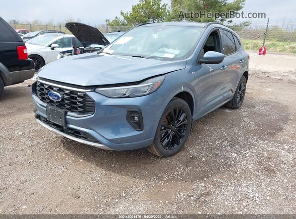 1FMCU9PA2RUB50598 2024 FORD ESCAPE Синий Передняя левая четверть