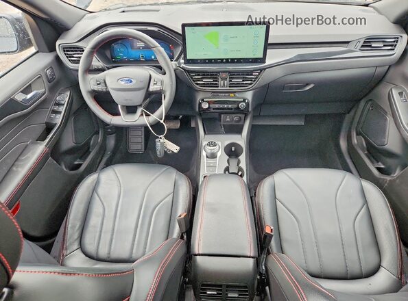 1FMCU9PZ9SUB07520 2025 FORD ESCAPE Черный Вид панели приборов