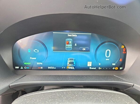 1FMCU9PZ9SUB07520 2025 FORD ESCAPE Черный Вид щитка приборов