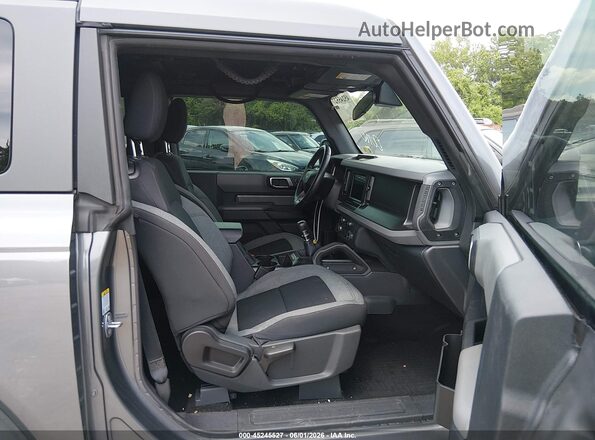 1FMDE5AH0NLB21164 2022 FORD BRONCO Gray Front interior view
