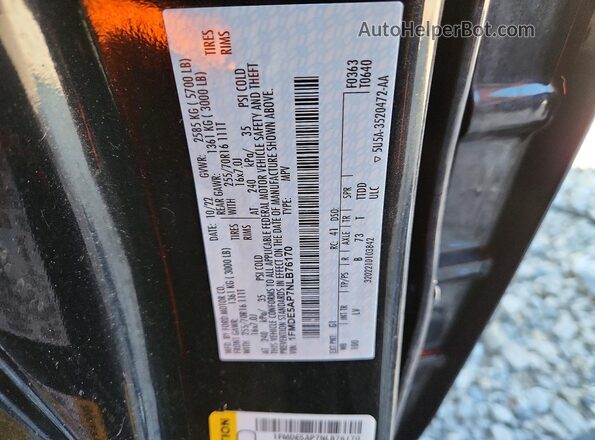 1FMDE5AP7NLB76170 2022 FORD BRONCO Black 