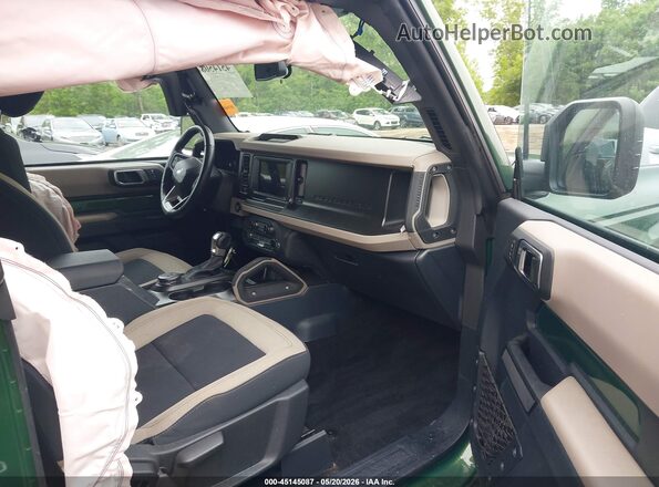 1FMDE5APXPLB55445 2023 FORD BRONCO Green წინა სალონის ხედი