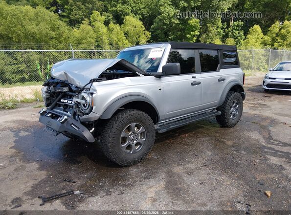 1FMDE5BH2MLB07036 2021 FORD BRONCO Silver Передня ліва чверть