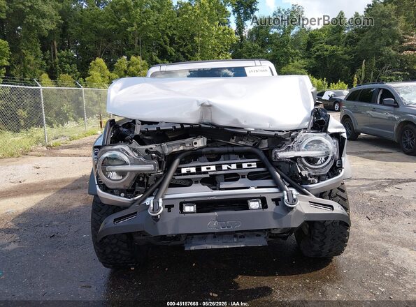 1FMDE5BH2MLB07036 2021 FORD BRONCO Silver Вид щитка приладів