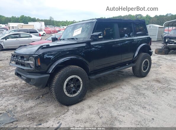 1FMDE5BH3MLB08387 2021 FORD BRONCO Black წინა მარცხენა ხედი სამი მეოთხედიდან
