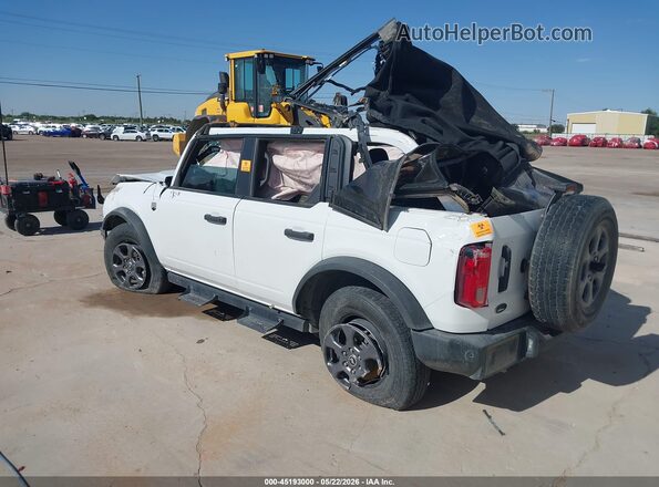 1FMDE5BH7NLB00875 2022 FORD BRONCO White Задня ліва чверть
