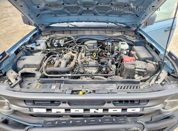 1FMDE5BH9MLA83396 2021 FORD BRONCO Blue Widok wnętrza z tyłu