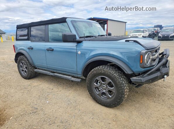 1FMDE5BH9MLA83396 2021 FORD BRONCO Blue Przód prawy
