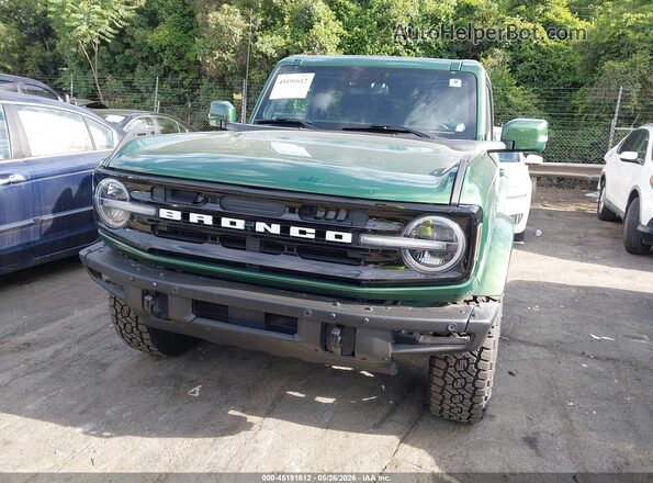 1FMDE5CP9NLB45029 2022 FORD BRONCO Green Widok zestawu wskaźników