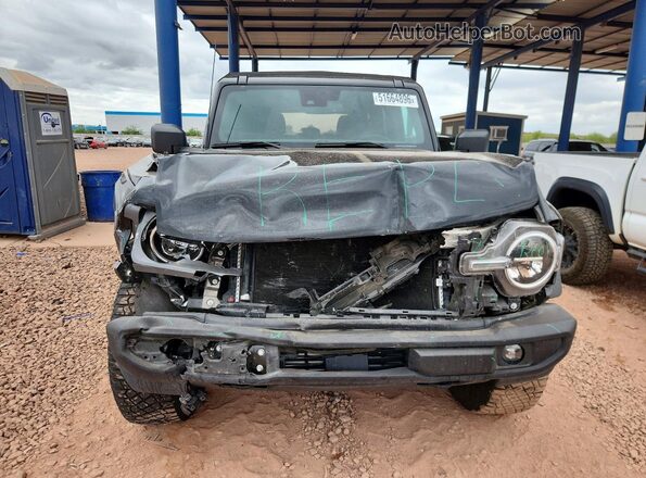 1FMDE5DH6PLB33527 2023 FORD BRONCO Black Front view