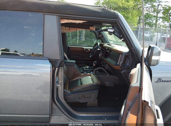 1FMDE8BHXRLB13630 2024 FORD BRONCO Gray Front interior view