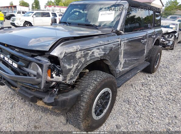 1FMDE8BHXRLB13630 2024 FORD BRONCO Gray Front view