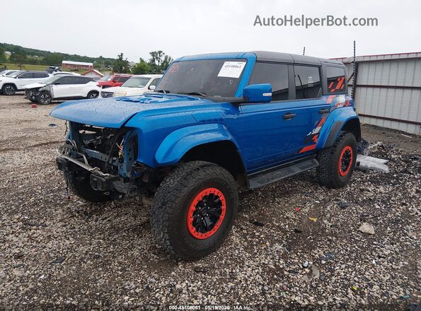 1FMEE0RR2RLA18256 2024 FORD BRONCO Blue Առջևի ձախ երեք քառորդ տեսարան