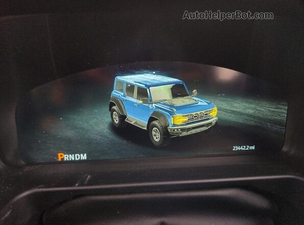 1FMEE0RR3RLA62959 2024 FORD BRONCO Silver Սարքավորումների վահանակի տեսք