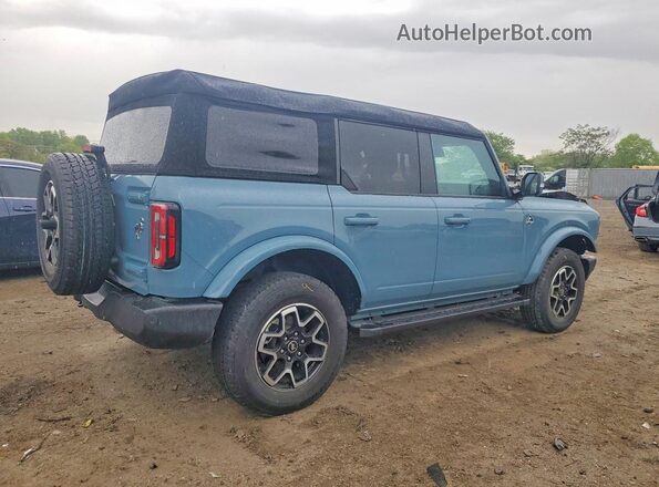 1FMEE5BP3PLB50204 2023 FORD BRONCO Синий Задняя правая четверть