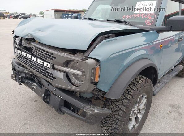 1FMEE5DH2MLA78851 2021 FORD BRONCO Dark Blue Widok z przodu
