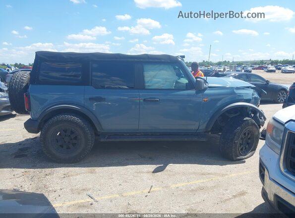 1FMEE5DH5NLA81311 2022 FORD BRONCO Blue სალონის 360-გრადუსიანი ხედი