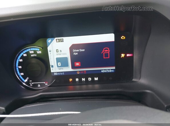 1FMEE5DH6PLB69898 2023 FORD BRONCO Light Blue Հետևի նստատեղերի տեսք