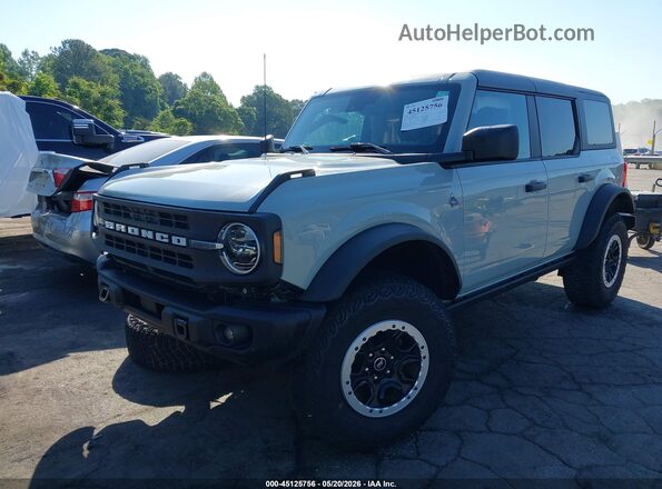 1FMEE5DP0PLB86042 2023 FORD BRONCO Silver წინა მარცხენა ხედი სამი მეოთხედიდან