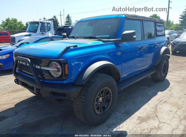 1FMEE5DP2NLA74064 2022 FORD BRONCO Blue Przód lewy
