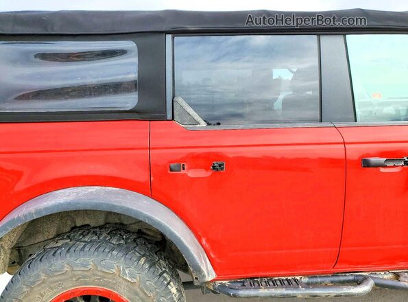 1FMEE5DP2NLA86375 2022 FORD BRONCO Красный 