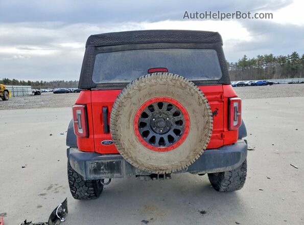 1FMEE5DP2NLA86375 2022 FORD BRONCO Красный 