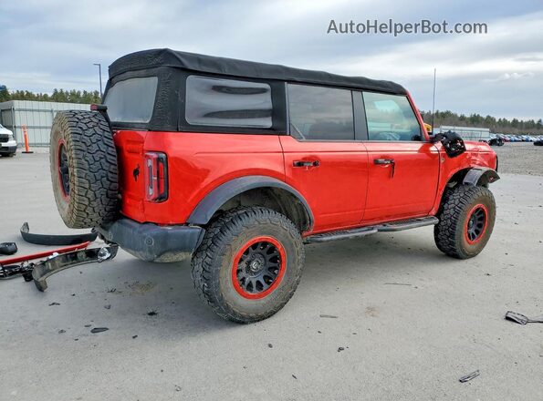 1FMEE5DP2NLA86375 2022 FORD BRONCO Красный 