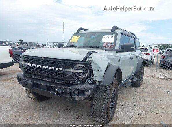 1FMEE5DP5PLB11658 2023 FORD BRONCO Gray წინა მარცხენა ხედი სამი მეოთხედიდან