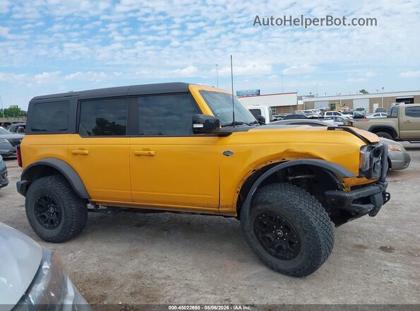 1FMEE5DP6MLA99810 2021 FORD BRONCO Yellow Սալոնի հետևի տեսք