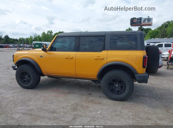 1FMEE5DP6MLA99810 2021 FORD BRONCO Yellow Սալոնի 360 աստիճան տեսք