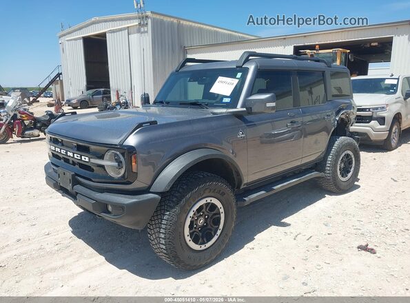 1FMEE5DP6PLB48198 2023 FORD BRONCO Gray Передня ліва чверть