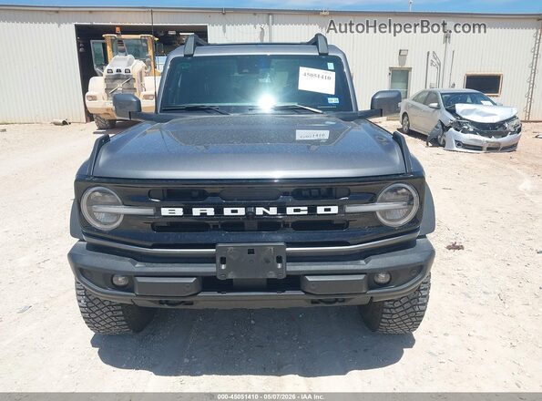 1FMEE5DP6PLB48198 2023 FORD BRONCO Gray Вид щитка приладів