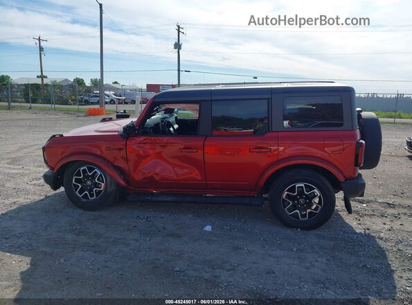 1FMEE5DP6PLB56155 2023 FORD BRONCO Red სალონის 360-გრადუსიანი ხედი