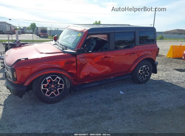 1FMEE5DP6PLB56155 2023 FORD BRONCO Red წინა ხედი