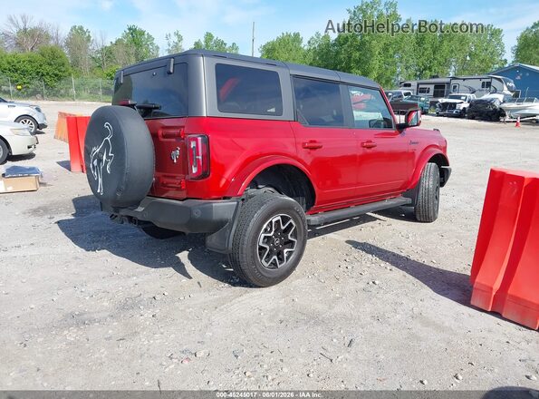 1FMEE5DP6PLB56155 2023 FORD BRONCO Red უკანა მარჯვენა