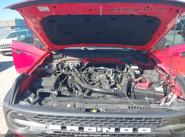 1FMEE5DP7MLA70252 2021 FORD BRONCO Красный Вид сзади
