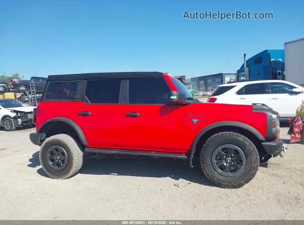 1FMEE5DP7MLA70252 2021 FORD BRONCO Красный Панорамный вид салона 360°