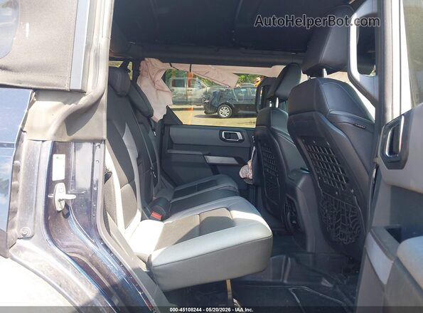 1FMEE5DP7MLA96575 2021 FORD BRONCO Black Vista de la etiqueta del VIN